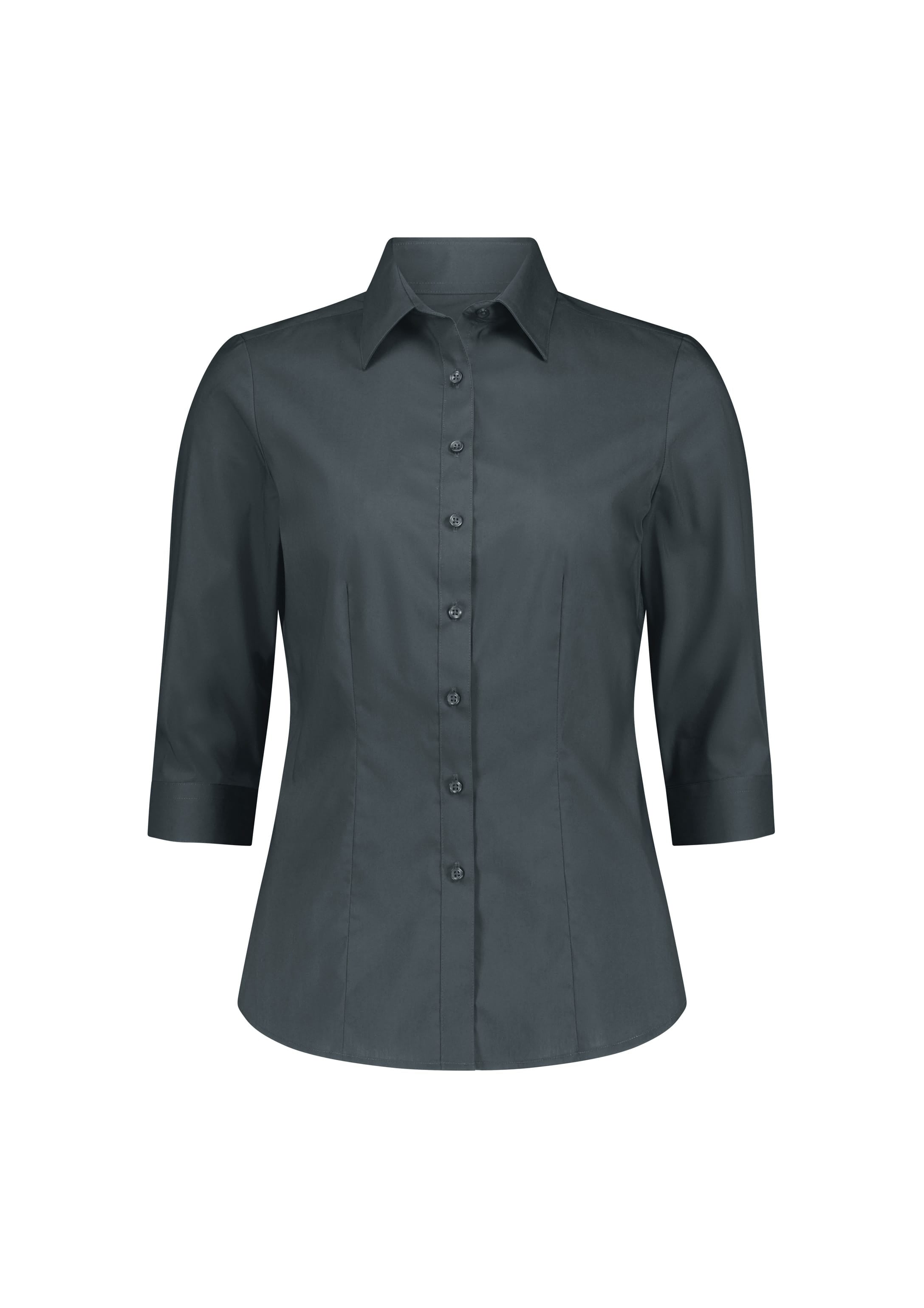 Biz Collection Women’s Fitzroy 3/4 Sleeve Shirt S636W Slate / 6